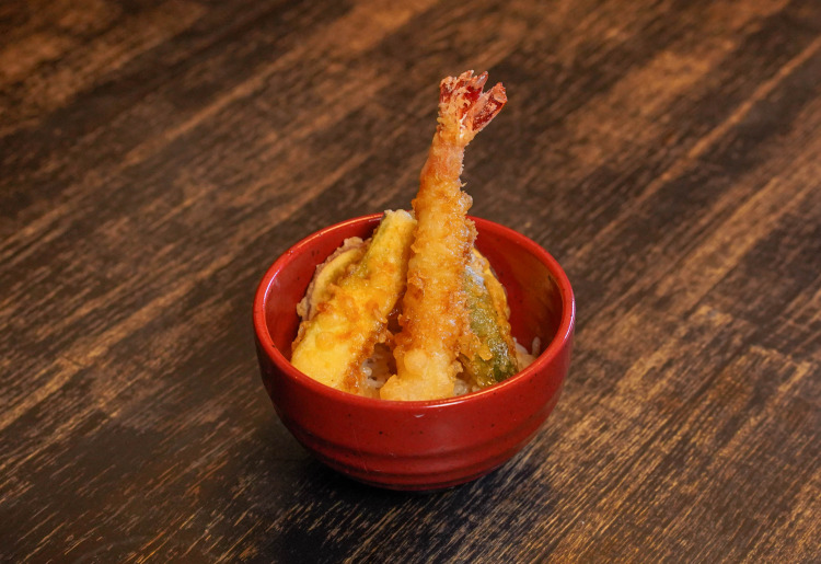 そば屋のミニ天丼