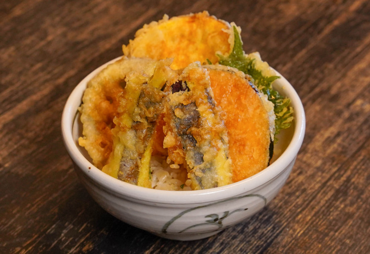 【ディナー限定】そば屋の野菜天丼